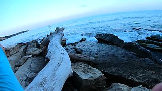 Naked Beach Body Leads to Public Anal