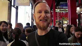 She Dumps And Stops The Rubdown! (funny Chinese College Girl) Real First-timer