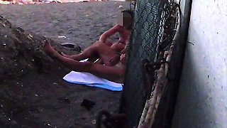 Flashing My Cock in Front of My Stepdaughter in a Beach and She Helps Me Cumshot in Front of Everyone