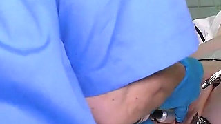 Lisa Essex and Mistress Jane Medical Fetish Electro Play