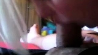 German Amateur Couple's Homemade Blowjob Session