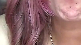Swallowing Completely and Playing with Hooks Inside a Condom