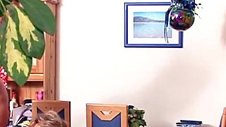 Blonde Gilf with Big Natural Tits gets Fucked when the Man is gone