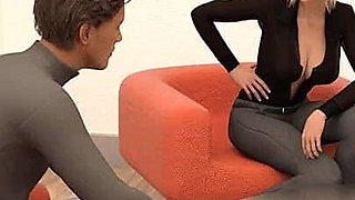 The Roommate Sexy Secretary with Big Fake Tits - Episode 16