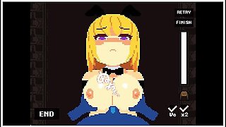H Game Bunnybartalkh-dot Animation Titty Fuck Paizuri Hentai Dot Pixel Anime