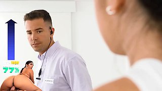 Alberto sneakily joins supermarket manager Angel Wicky & shoplifter Diana Rius in a hot rectal 3some - brazzers