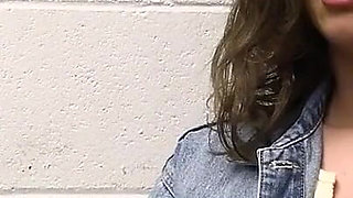 Hot Teen Was Craving Free Food, but the Security Guard Was Craving a Creampie