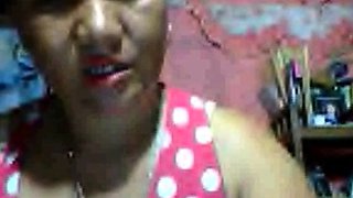 Filipina Elvie M. Flashes Tiny Asian Boobs on Webcam