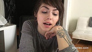 Ersties - Rebellious Sloan Satisfies Her Hairy Pussy