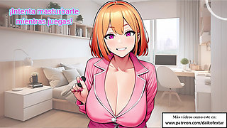 Spanish audio JOI - Watch out! For gamers who love anal, don't miss this perverse JOI.