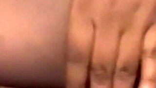 Ebony BBW Masturbates With BWC Dildo While Laying Bed