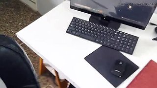 Naughty Student Fucks Teacher Instead of Studying - Amateur Homemade Sex