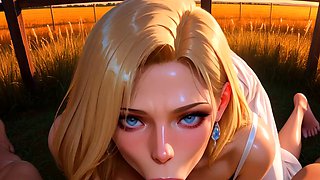 Daughter gets fucked deep in hay and cum on her country face