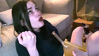 Beautiful brunette in sexy solo fingering masturbation 2 wmv