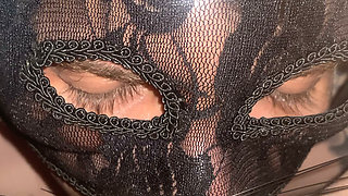 A masked guy made me cum while sucking me off.