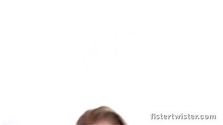 Dominant Blonde Fist Fucks Girlfriend After Stretching Her Pussy