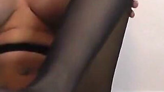 Feet Fucking Cum on Tights
