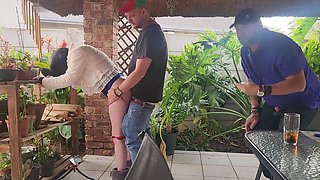 My neighbour likes to share his wife on weekends