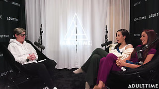 Pornstars Podcast After Lesbian Hookup