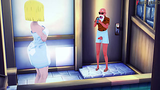 Android 18 Wakes up in the Night to Fuck Roshi - Dragon Ball Zex Series