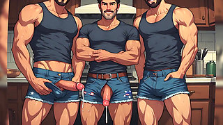 Horny Men Group Hardcore (ai)
