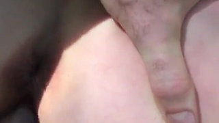 MILF helps her stepson cum in his treehouse