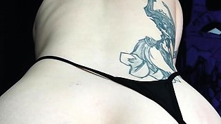 Ass gaping fetish ho toys her clit hard
