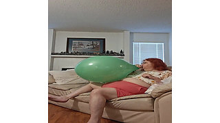 Requested Blow up and Pop Video by Big Beauty Nurse Vicki