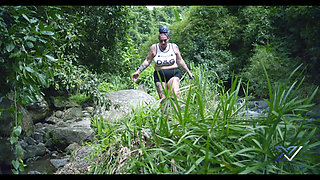 Tourist Get Dick Down by 2 Black Cock