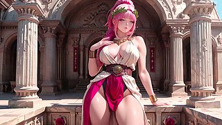 Sundress, cartoon fantasy, seduction