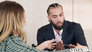 Extravagant James Angel and Addison Vodka's lingerie scene