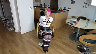 Mimi's Ultimate Bondage Ordeal: Secretary Tied Tight, Gagged, and Mercilessly Tormented!