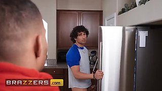 Brazzers Abby Rose Big Boobs Squirting - Kitchen Fuck with Zane Walker's Big Cock