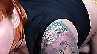 Hottie Doing the Best Blowjob and Swallows All Milk at the End