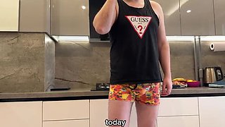 Russian Amateur Cheating: Fucking Wife's Stupid Friend Doggystyle POV - Homemade with English Subs