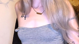 SPOOKYBARBIEGRL GOTH HOMEWRECK JOI - SMALL TITS ARE BETTER