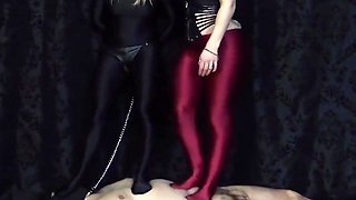 Nikky Thorne In Two Dirty Femdoms Trampling Their Slave