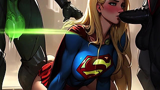 Kara is still REALLY INTO BONDAGE after the events of Spicy Toons: Kara vs Da Kryptonite Krew