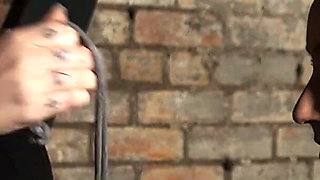 Suck Machine: Lesbian Slave Mila Made to Deep Throat Dildo Training by Sadistic Mistress Roxy