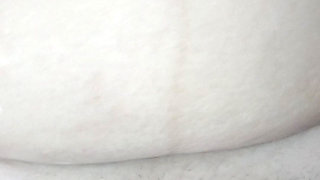 Chubby sexy Indian Tamil BBW wife belly and navel play and Massage with shaven pink pussy