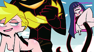 Panty, Stocking, Scanty and Kneesocks Do Beach Activities ( Cartoon Parody )