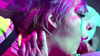 Trick or Treat Clown Takes Dick In Her ASS