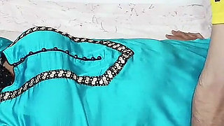 Stepson Seducing, Sucking Big Boobs and Hard Fucking with His Muslim Stepmom