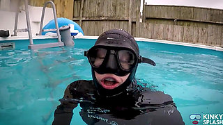 Thick 8mm Beauchat Wetsuit Buoyant Tease Session