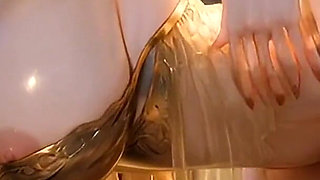 busty Princess Self-bondage & Paddle Punishment - Solo Royal Humiliation Hentai