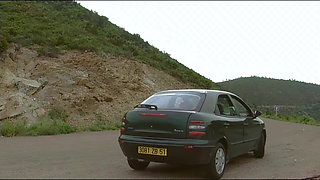 Anal Sex on the Car Hood with a Panoramic View