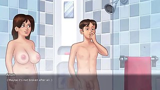 Hot Step Sister Fucks Anon in Summertime Saga Part 5 - 3D Cartoon Sex
