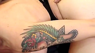 Malena Enjoys Two Cocks in the Interracial DP
