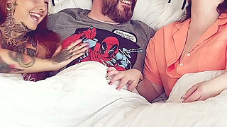 Morning Threesome with Hot Married Couple
