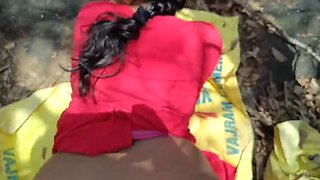 Hot College Student Outdoor Fuck with Neighbor Step Uncle - Desi Indian Sex